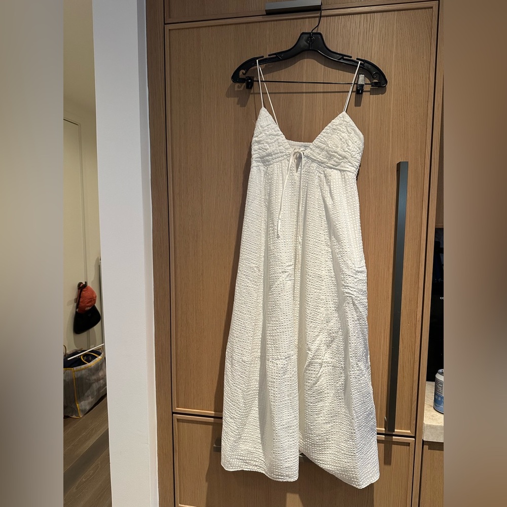 Elegant White Summer Dress